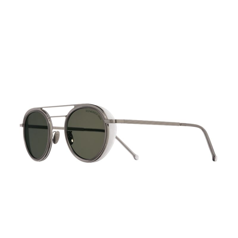 1270 Round Sunglasses (Large)-Matt Smoky Quartz