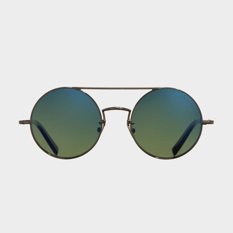 1276 Round Sunglasses-Ruthenium Metal