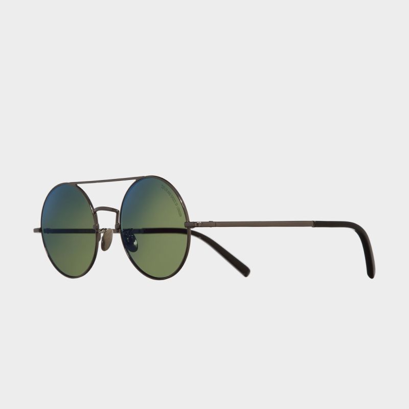 1276 Round Sunglasses-Ruthenium Metal