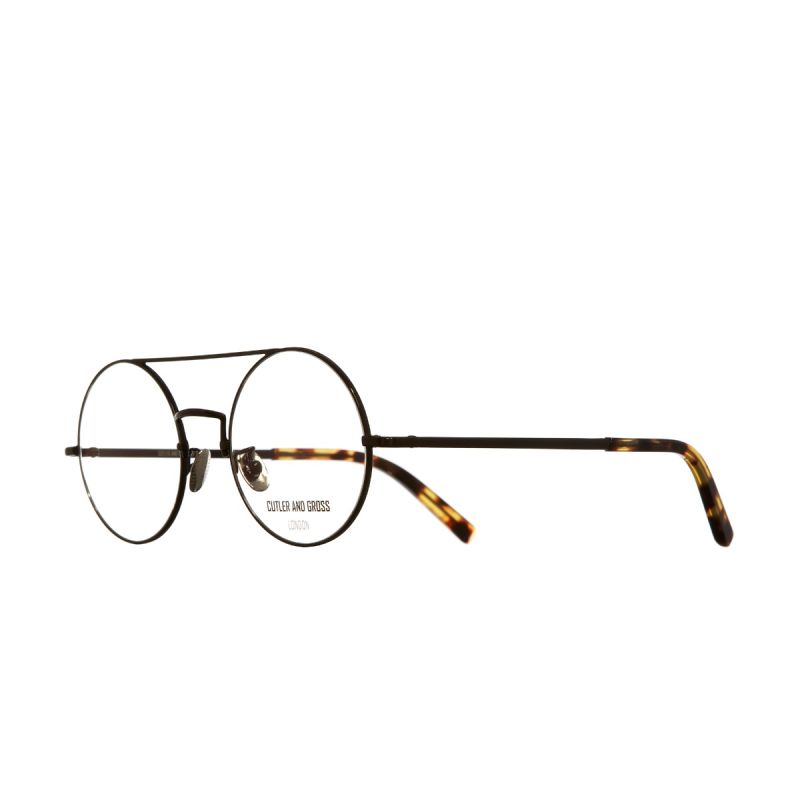 1276 Optical Round Glasses-Black