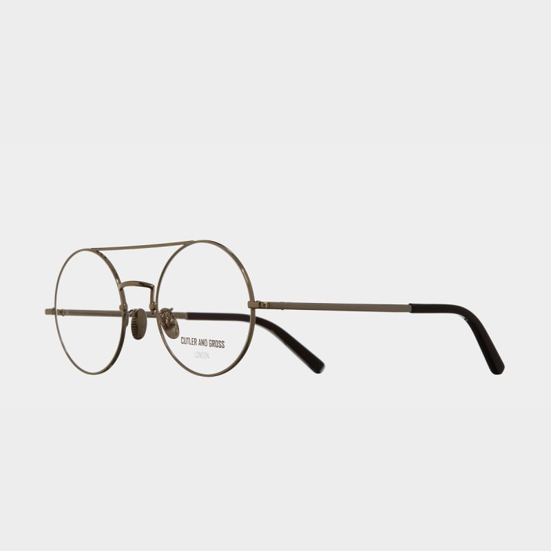 1276 Optical Round Glasses-Palladium Plated