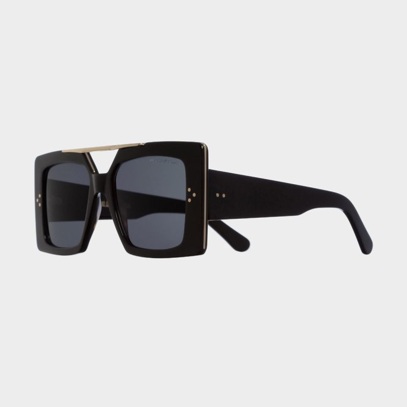 1284 Square Sunglasses-Black