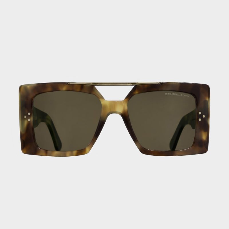 1284 Square Sunglasses-Pearl Dark Turtle
