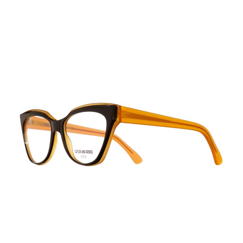 1288 Optical Cat-Eye Glasses-Black on Mango