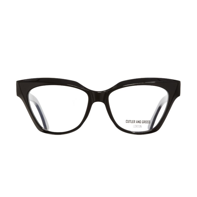 1288 Optical Cat-Eye Glasses-Black