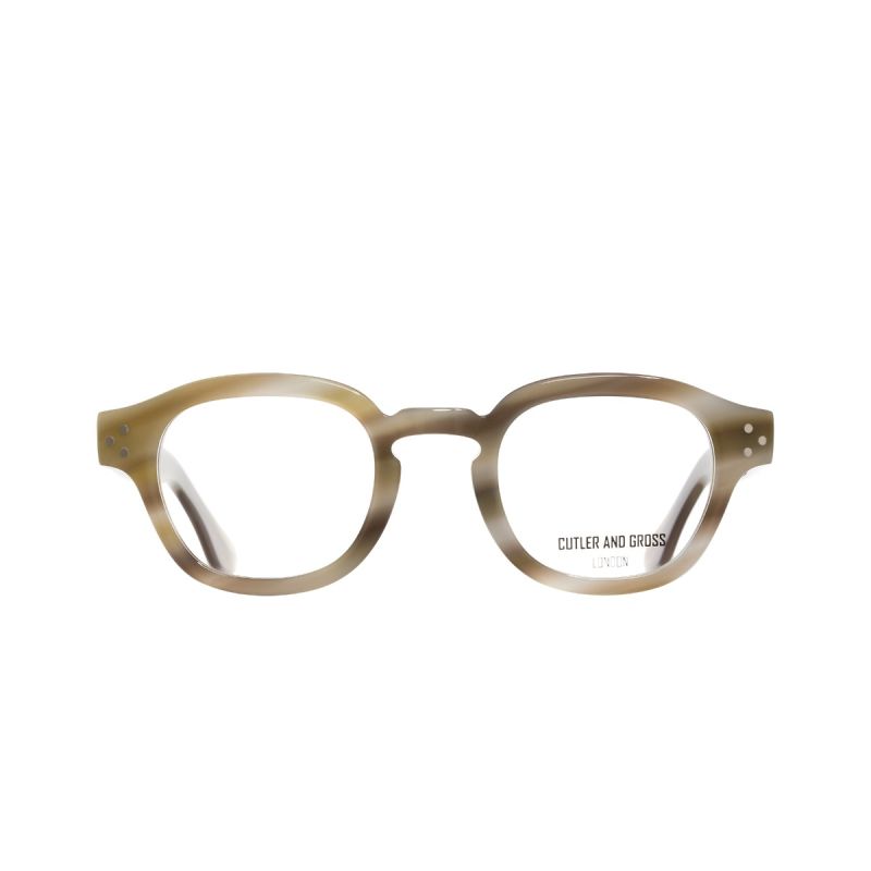 1290 Optical Square Glasses-Havana Horn