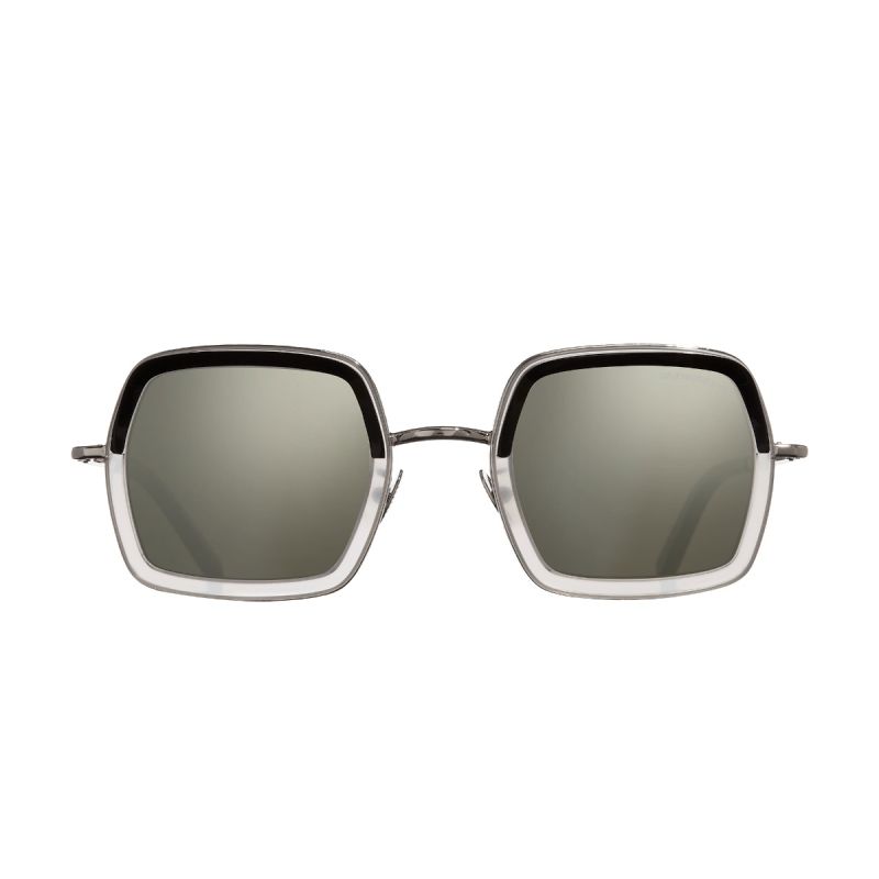 1301 Square Sunglasses-Oyster White