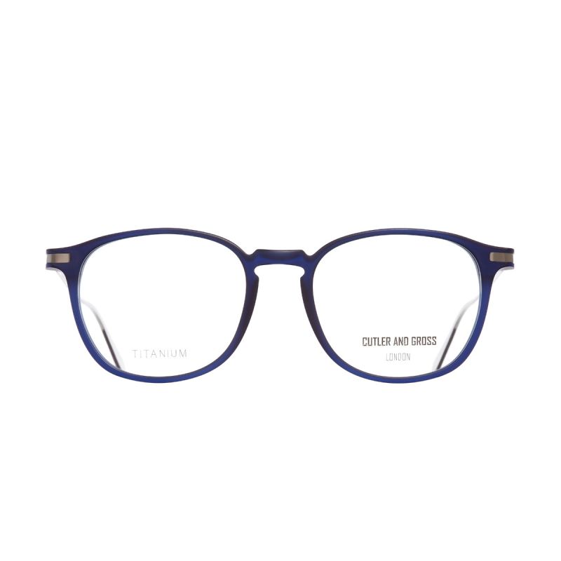1303V2 Optical Square Glasses (Large)-Matt Classic Navy Blue 