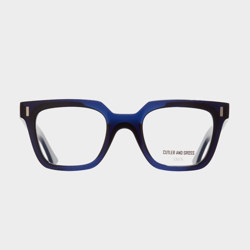 1305 Optical Square Glasses-Blue Navy