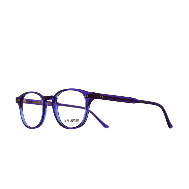 1312 Optical D-Frame Glasses (Small)-Ultraviolet
