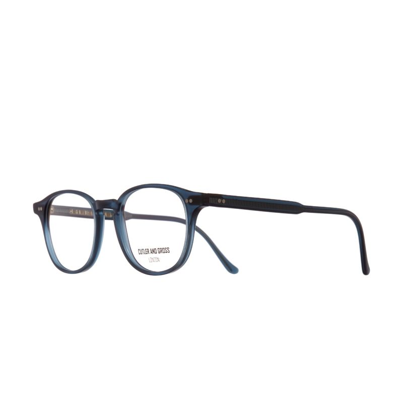 1312V2 Optical D-Frame Glasses (Large)-Matt Ocean Blue