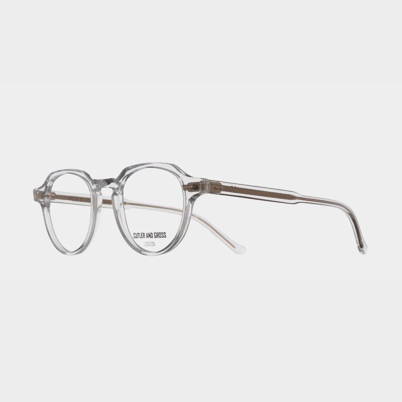 1313 Optical Round Glasses (Small)-Crystal