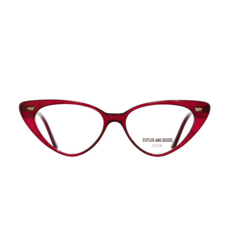 1322 Optical Cat-Eye Glasses-Red Lipstick