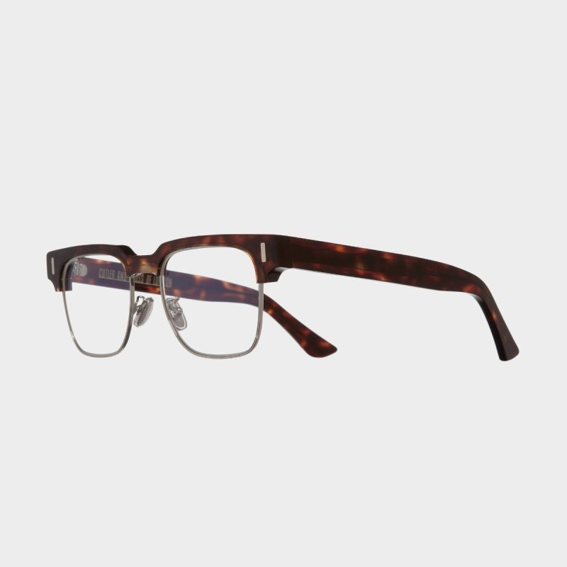 1332 Optical Browline Glasses-Dark Turtle
