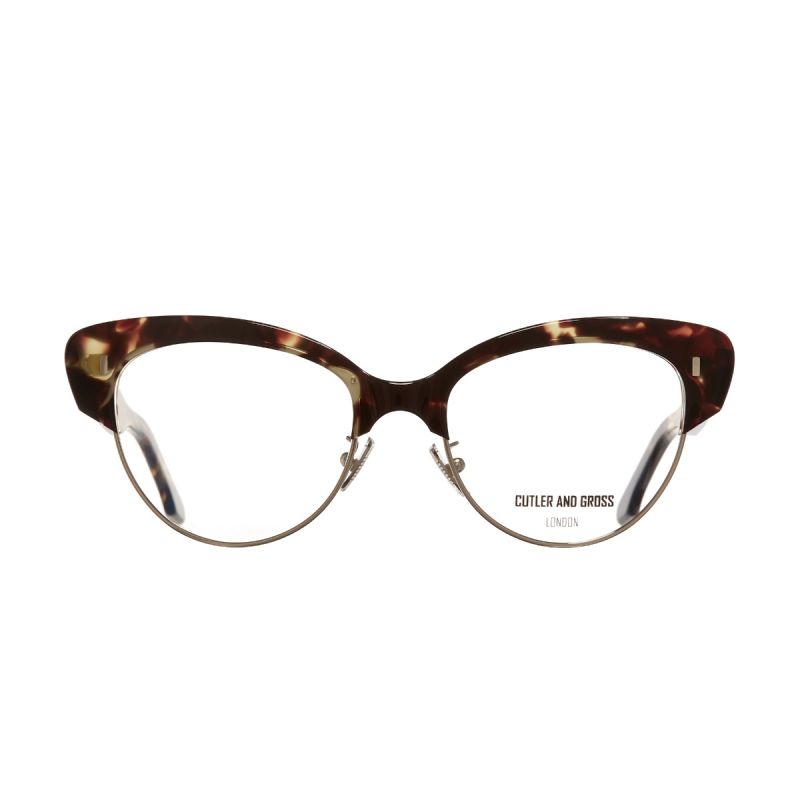 1351 Optical Cat-Eye Glasses-Dark Turtle