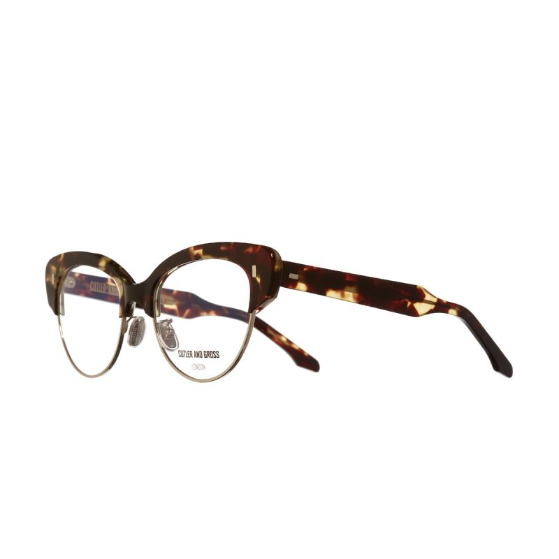 1351 Optical Cat-Eye Glasses-Dark Turtle