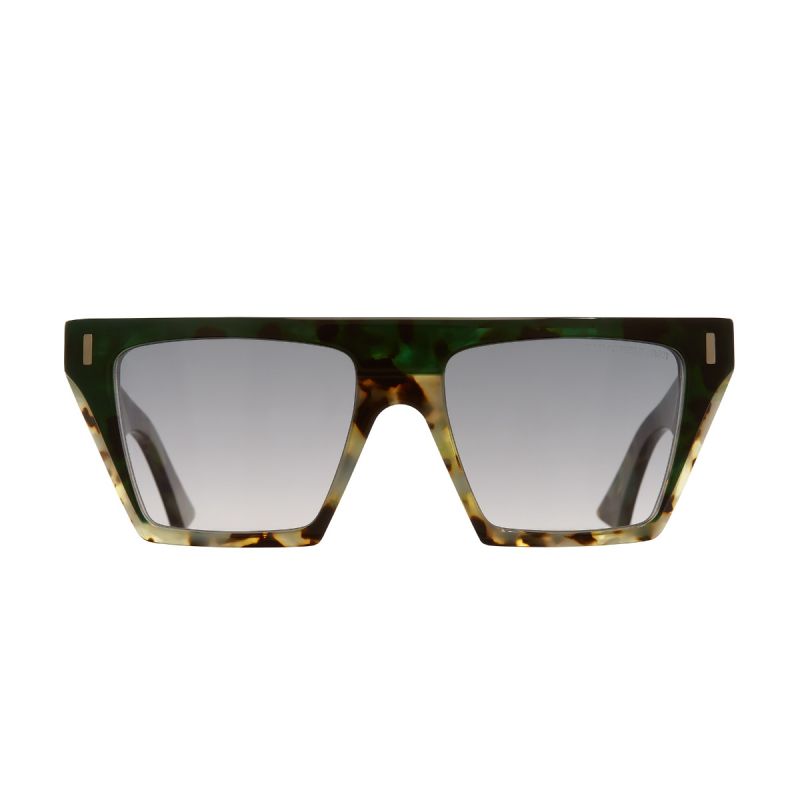 1352 D-Frame Sunglasses-Knightsbridge Green