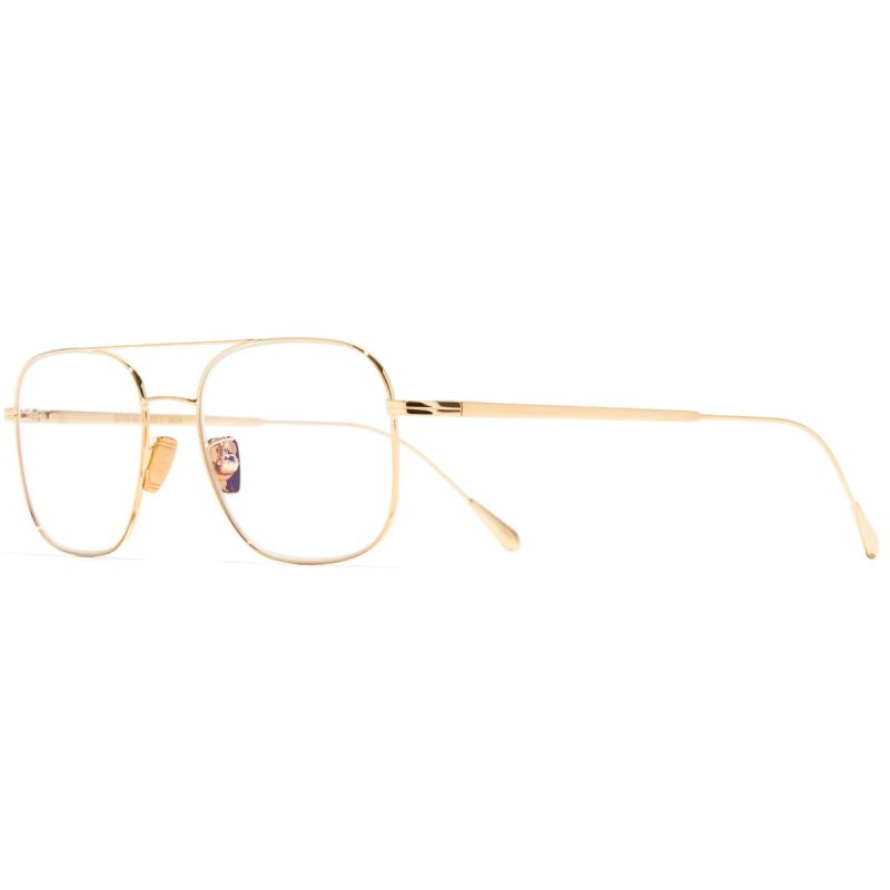0003 Aviator Optical Glasses-Gold 18K