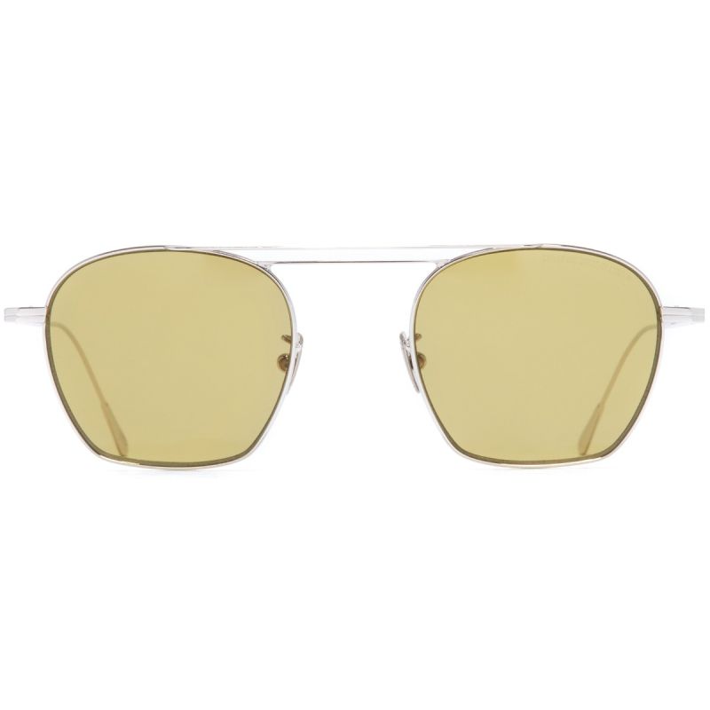 0004 Aviator Sunglasses-White Gold Rhodium 18K