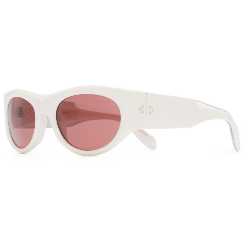 9276 Limited Edition Wrap Sunglasses-White Ivory