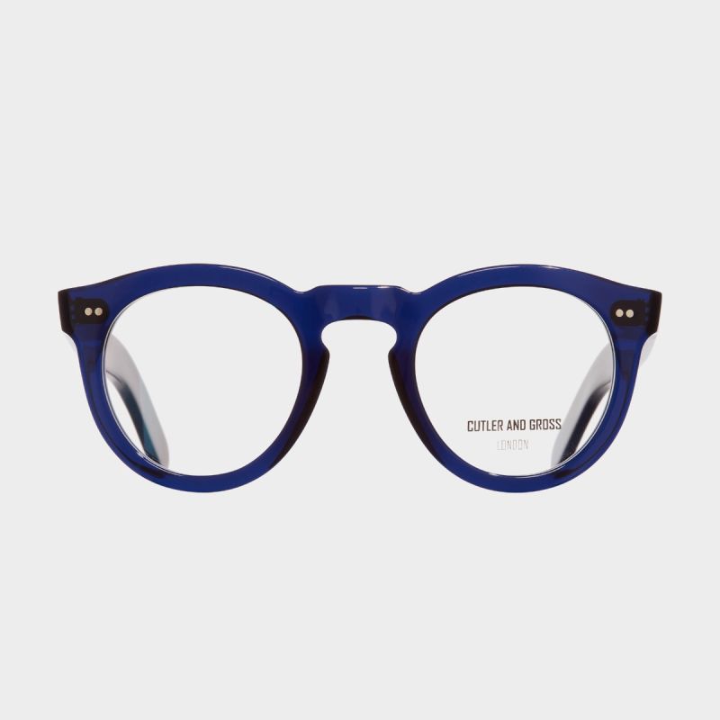 0734V3 Optical Round Glasses-Classic Navy Blue