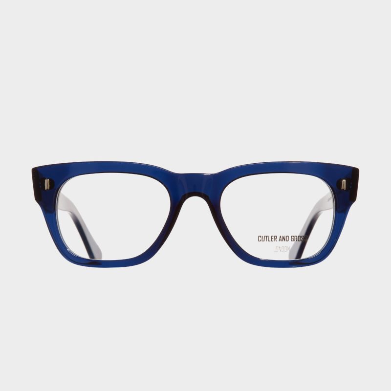 0772V2 Optical Square Glasses-Classic Navy Blue