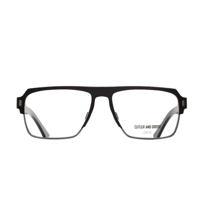 1364 Optical Aviator Glasses-Black