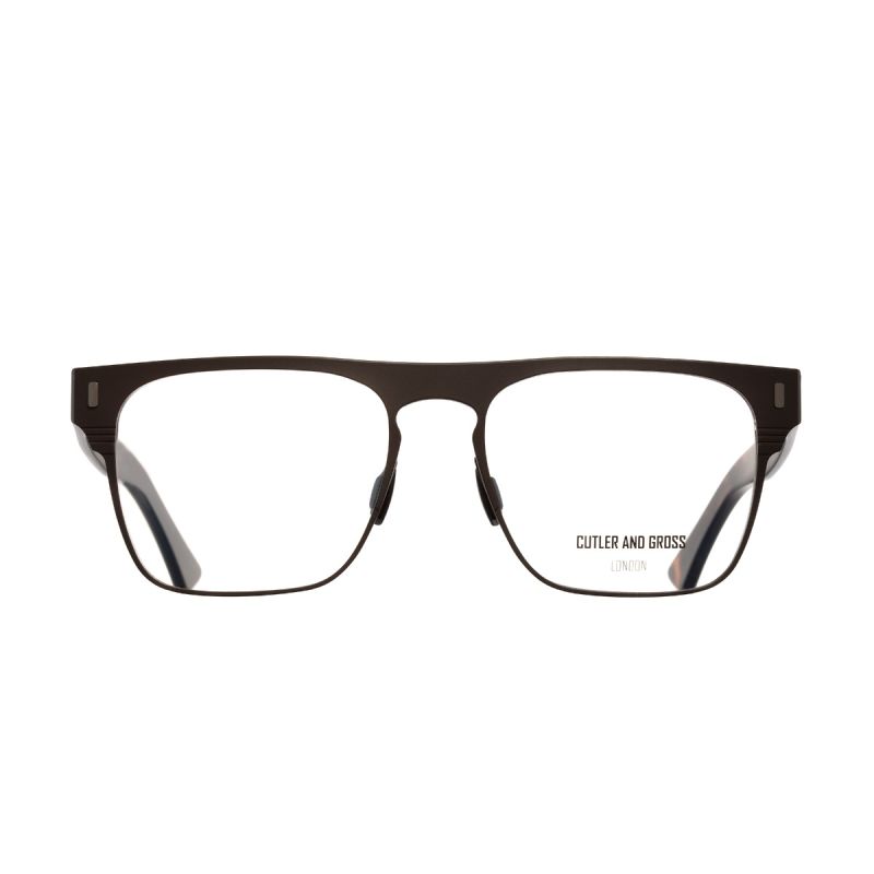 1366 Optical Square Glasses-Matt Brown on Dark Turtle
