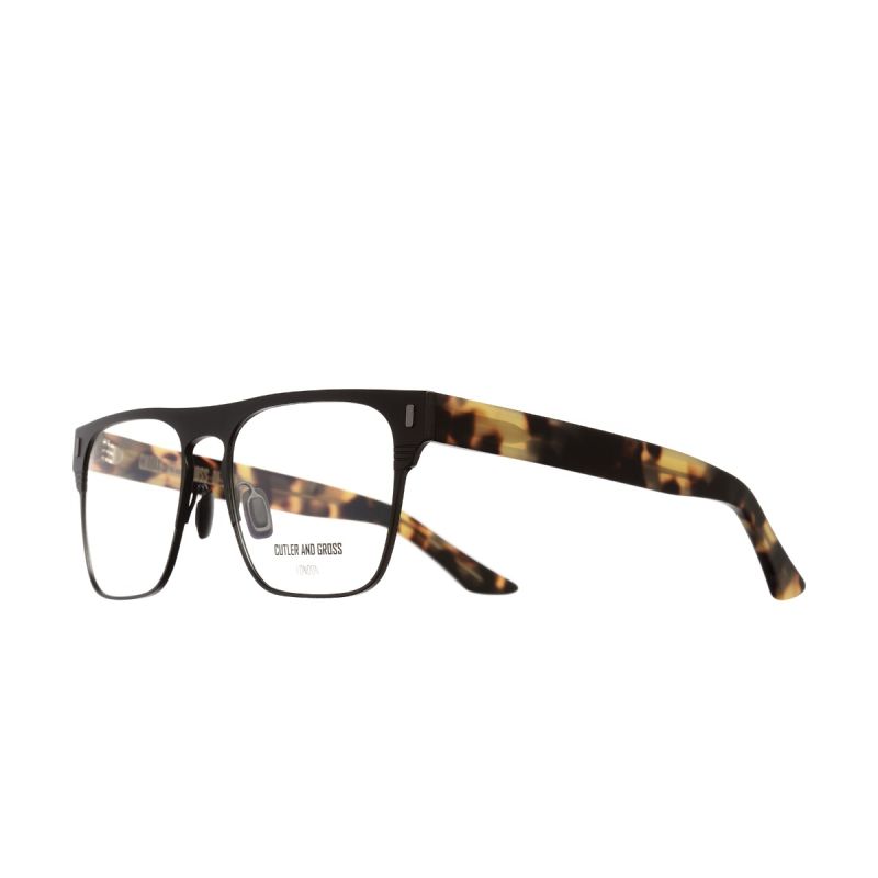 1366 Optical Square Glasses-Matt Black on Camo