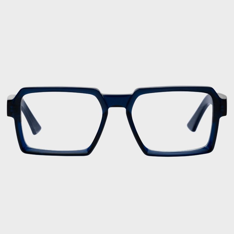 1385 Optical Square Glasses-Classic Navy Blue