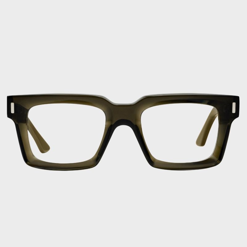 1386 Optical Square Glasses-Olive Green