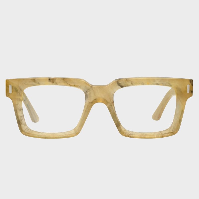 1386 Optical Square Glasses-Honey Alabaster