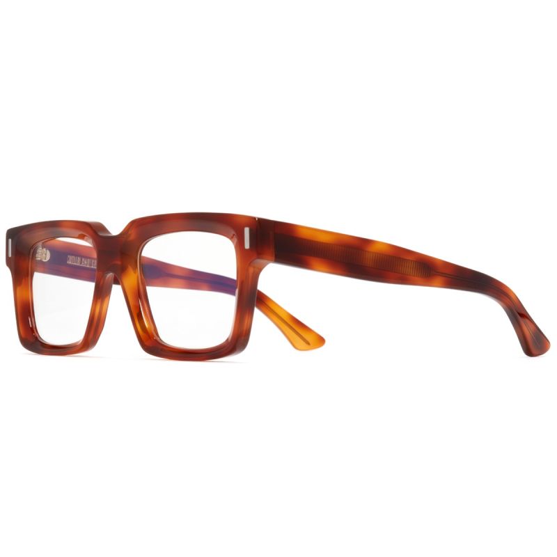 1386 Square Optical Glasses-Honey Turtle Havana