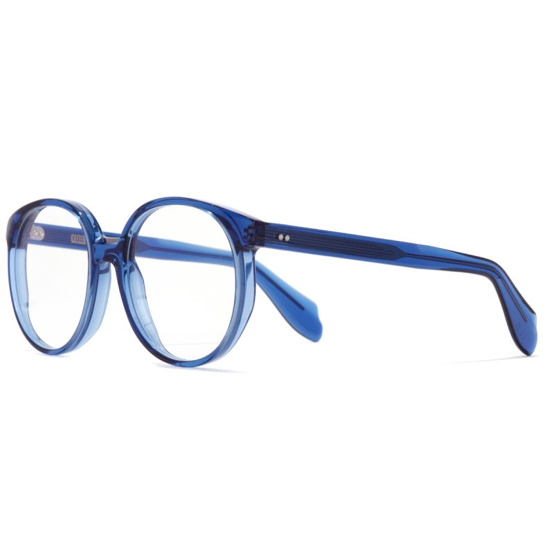 1395 Round Optical Glasses-Prussian Blue