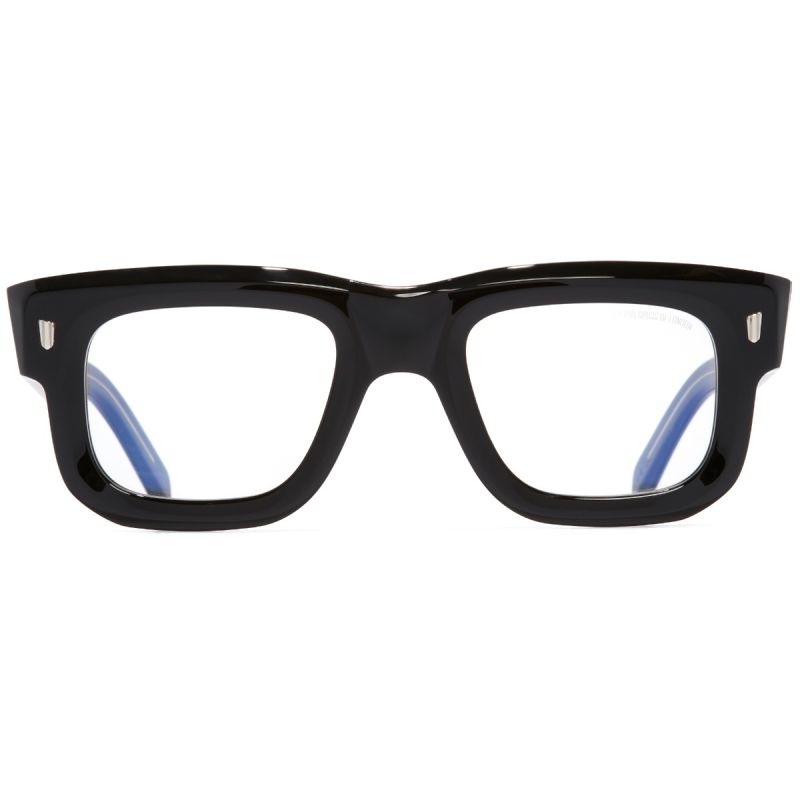 1402 Square Optical Glasses-Black on Yellow