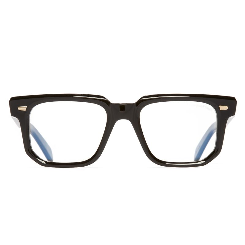 1410 Square Optical Glasses-Black
