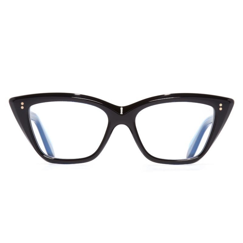 9241 Cat Eye Optical Glasses Blue on Black