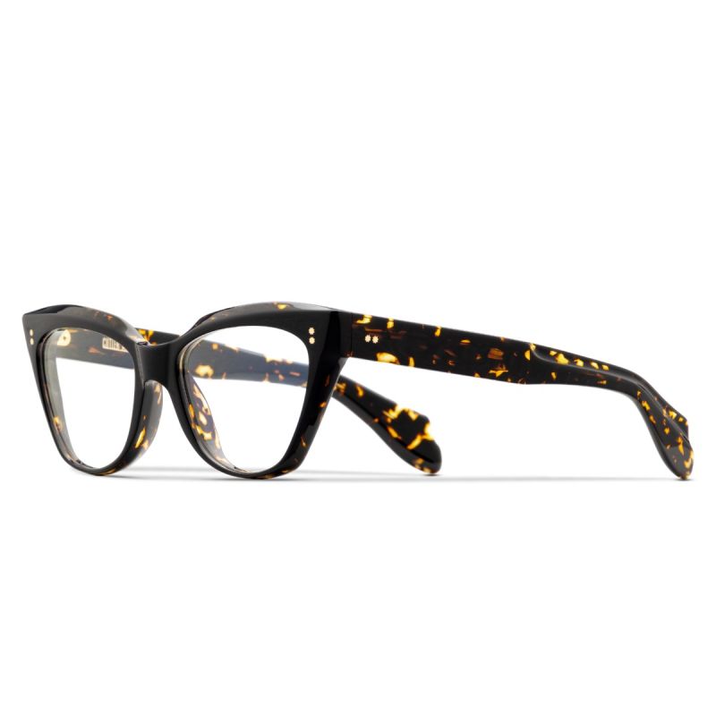 9288 Optical Cat Eye Glasses-Black On Havana