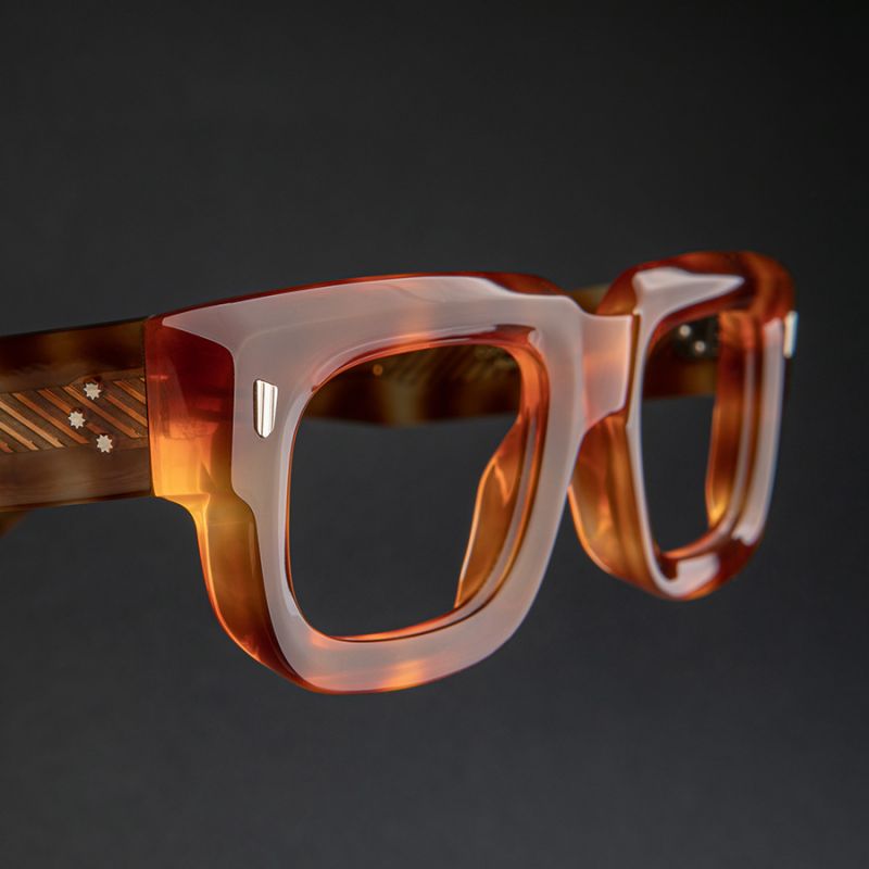 9325 Rectangle Optical Glasses-Old Havana