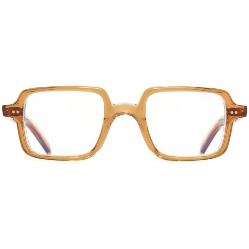 GR02 Rectangle Optical Glasses-Multi Yellow