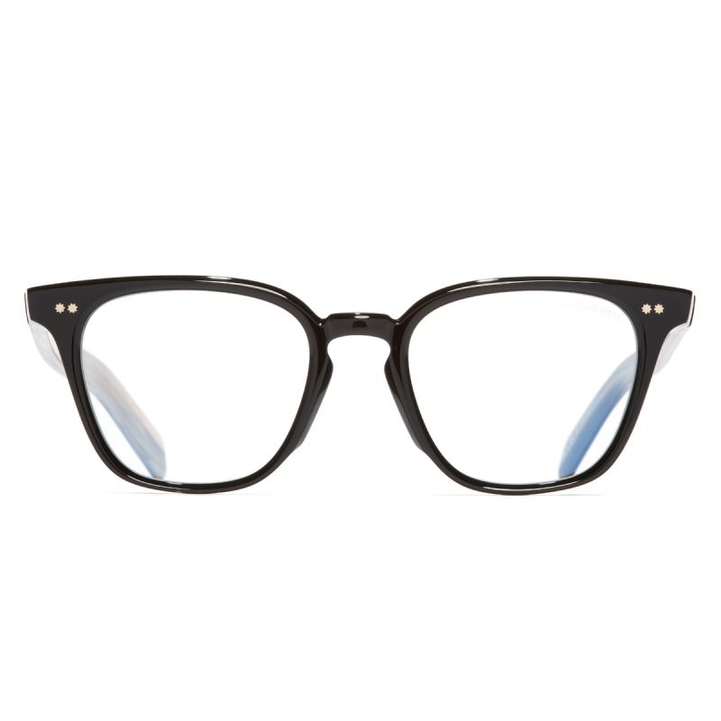 GR05 Cat Eye Optical Glasses-Black on Horn