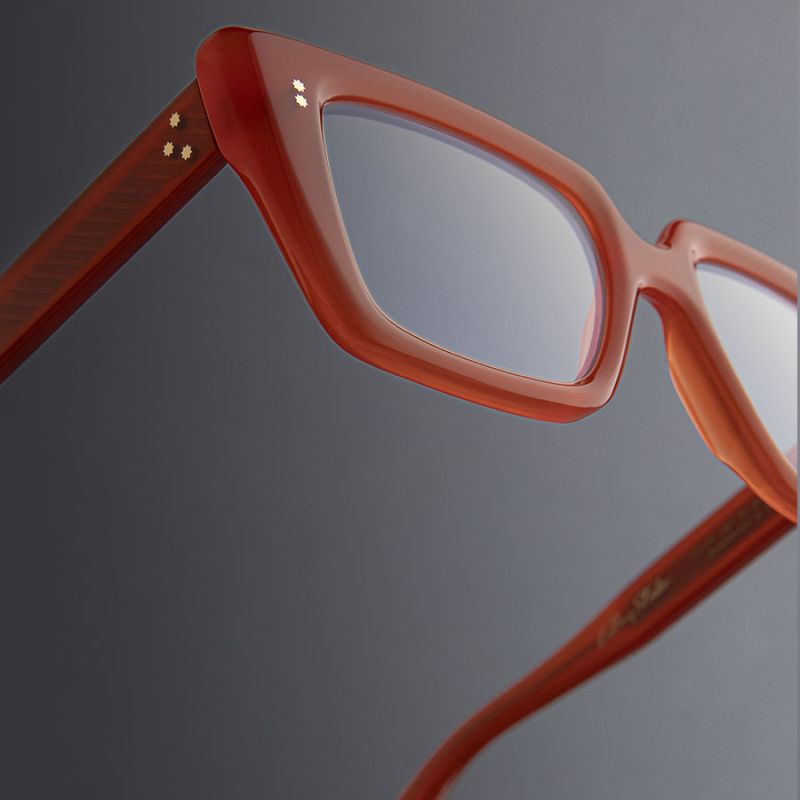 1401 Cat Eye Optical Glasses Rouge