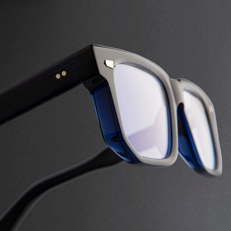 1410 Square Optical Glasses Classic Navy Blue