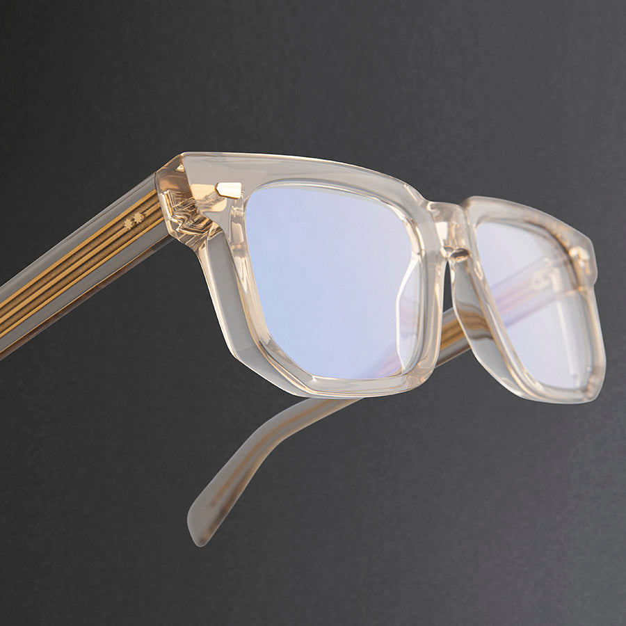 1410 Square Optical Glasses-Sand Crystal