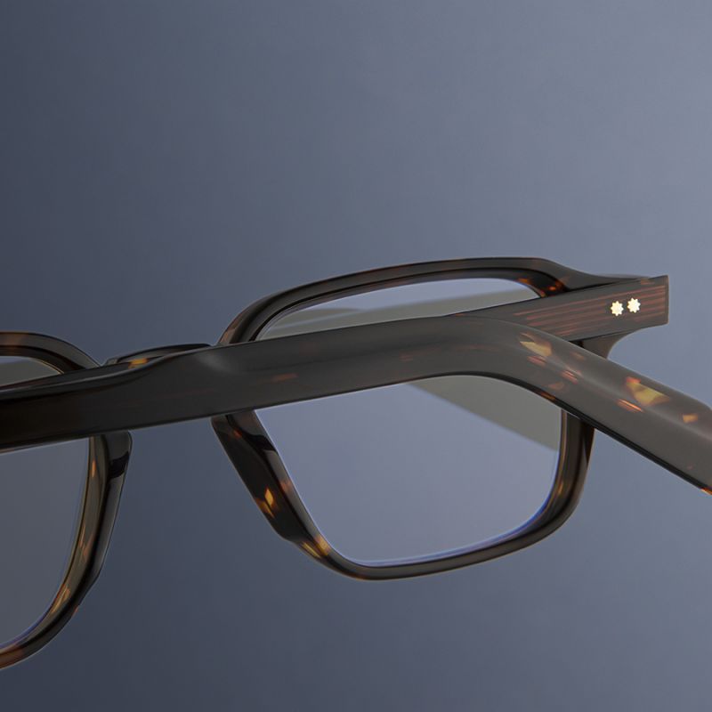 GR07 Square Optical Glasses-Dark Turtle