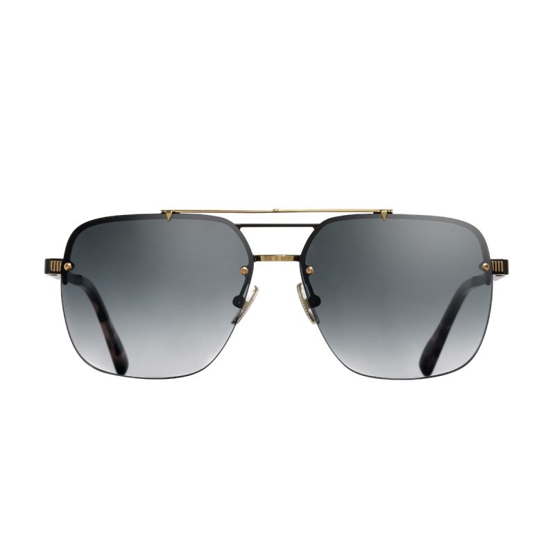 1373 Aviator Sunglasses-Black