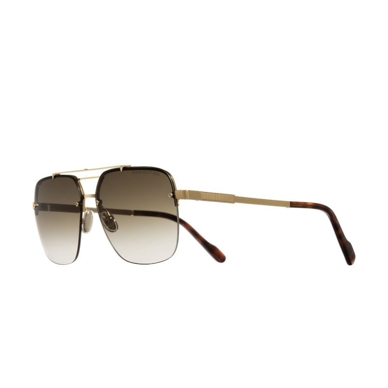 1373 Aviator Sunglasses-Shiny Gold