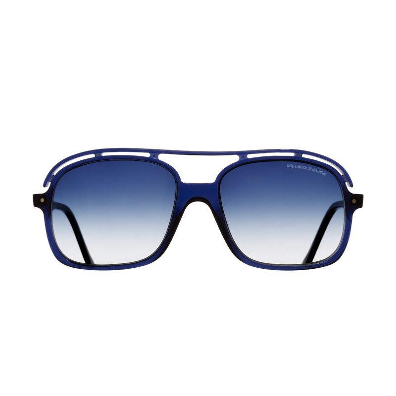 1376 Rectangle Sunglasses-Classic Navy Blue