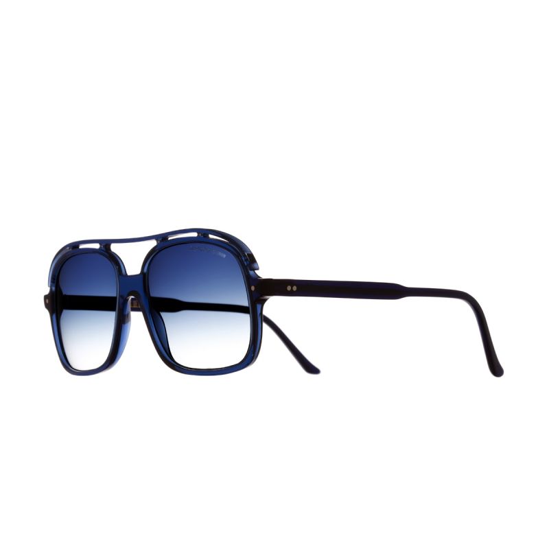 1376 Rectangle Sunglasses-Classic Navy Blue