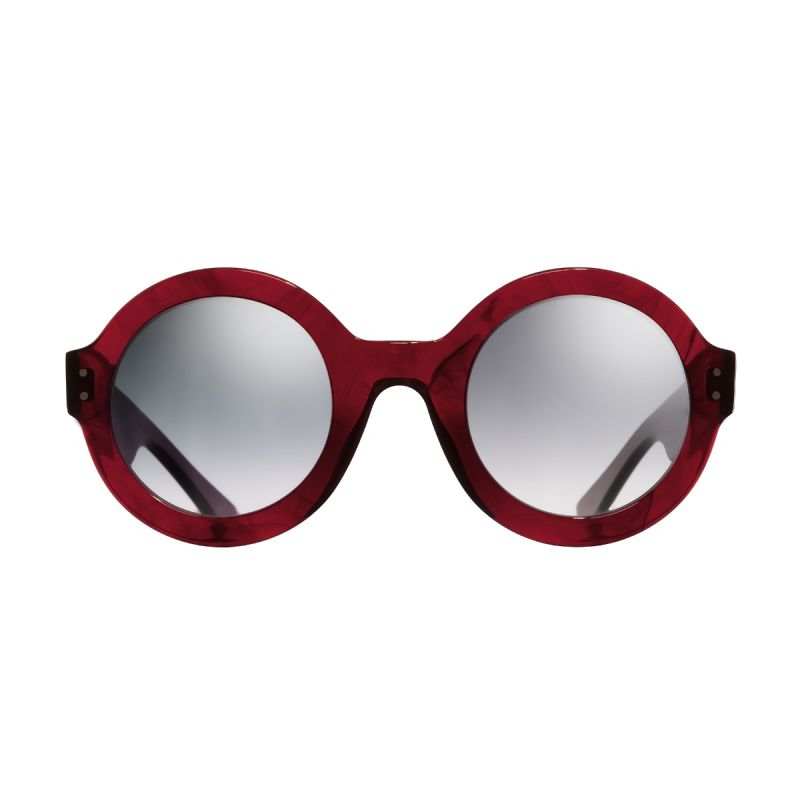 1377 Round Sunglasses-Red Mini